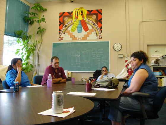 Haskell Students meet with EPA Environmental Justice Officer (May 2007)