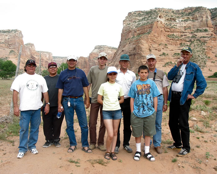 GASU and Haskell students and faculty in Arizona