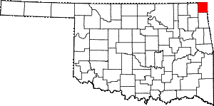 County map of Oklahoma from Wikipedia.org